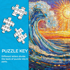 Sunshine and Waves Jigsaw Puzzle 1000 Pieces