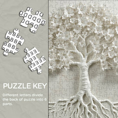 Tree Of Whiteness Jigsaw Puzzle 1000 Pieces