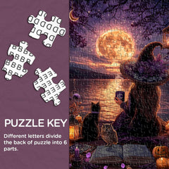 Moonlit Witch Jigsaw Puzzle 1000 Pieces