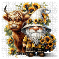 Gnome & Calf Jigsaw Puzzle 1000 Pieces
