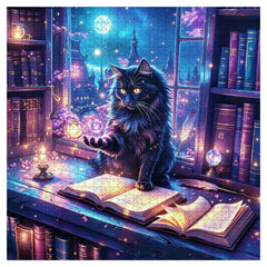 Magic Black Cat Jigsaw Puzzle 1000 Piece