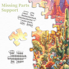 Fox's Desert Adventure Jigsaw Puzzle 1000 Piece