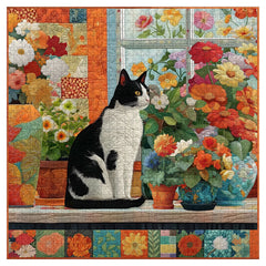 Quilted Cat Jigsaw Puzzle 1000 Pieces