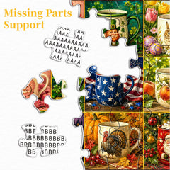 Holiday Mug Collection Jigsaw Puzzle 1000 Piece