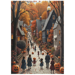 Puzzle de rue citrouille 1000 pièces