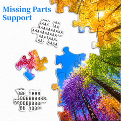 Rainbow Forest Jigsaw Puzzle 1000 Pieces