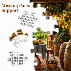 Sunlit Tuscan Wine Cellar Jigsaw Puzzle 1000 Pieces