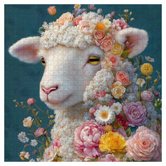 Flower Sheep Puzzle 1000 pièces