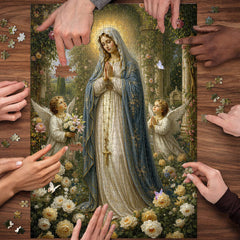 Garden Madonna Jigsaw Puzzle 1000 Piece
