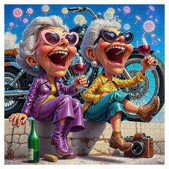 Granny’s Joyride Jigsaw Puzzle 1000 Piece