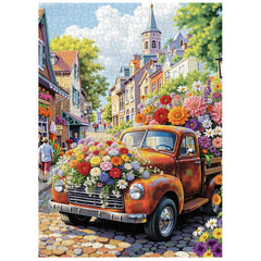 Flower Fragrance Town Jigsaw Puzzle 1000 Pieces