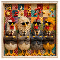 The Cool Clucks Jigsaw Puzzle 1000 Piece