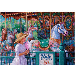 Candyfloss and Carousel Jigsaw Puzzle 1000 Pieces
