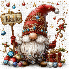 Puzzle de 1000 pièces Gnome Porte-bonheur de Noël