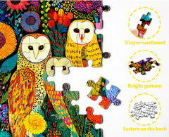 Garden Owls Jigsaw Puzzle 1000 Pieces