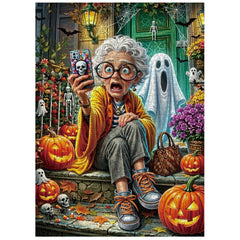 Puzzle selfie effrayant de 1000 pièces