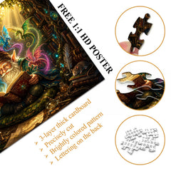 Dragon Companion Wizard Jigsaw Puzzle 1000 Pieces