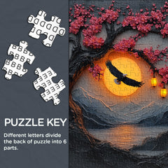 Eagle Sunset Dreams Jigsaw Puzzle 1000 Pieces