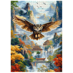 Mountain Owl Jigsaw Puzzle 1000 Pieces