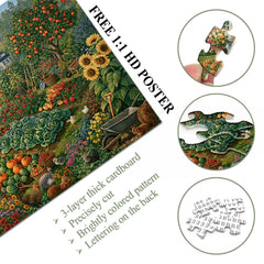 Fruitful Yard Jigsaw Puzzle 1000 Pieces