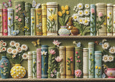 The Bunny  Garden Library Jigsaw Puzzle 1000 Pieces