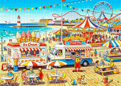 Seaside Amusement Park Jigsaw Puzzle 1000 Pieces