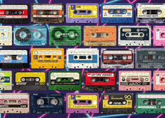 Vintage Cassette Tapes Jigsaw Puzzle 1000 Pieces