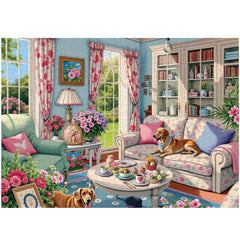 Warm Living Room Puzzle de 1000 pièces