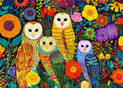Garden Owls Jigsaw Puzzle 1000 Pieces