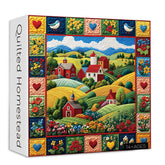 Quilted Homestead Jigsaw Puzzle 1000 Pieces