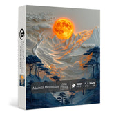 Moonlit Mountains Jigsaw Puzzle 1000 Pieces