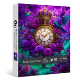 Roses And Time Jigsaw Puzzle 1000 Pieces