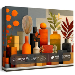 Orange Whisper Puzzle de 1000 pièces