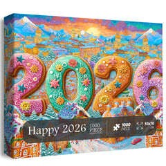 Happy 2026 Puzzle de 1000 pièces