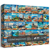 Puzzle d'Impression Mondiale 1000 pièces