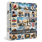 Winter Patchwork Jigsaw Puzzle 1000 Pieces