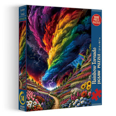 Rainbow Tornado Jigsaw Puzzle 1000 Pieces