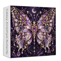 Galaxy Amethyst Butterfly Jigsaw Puzzle 1000 Pieces