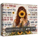Sunflower Positivity Jigsaw Puzzle 1000 Pieces