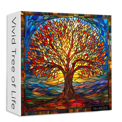 Vivid Tree of Life Jigsaw Puzzle 1000 Pieces
