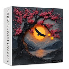 Eagle Sunset Dreams Jigsaw Puzzle 1000 Pieces