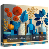 Variations in Blue Jigsaw Puzzle 1000 Piece