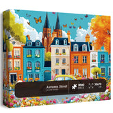 Autumn Street Jigsaw Puzzle 1000 Piece