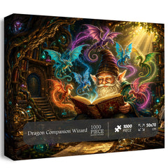 Dragon Companion Wizard Jigsaw Puzzle 1000 Pieces