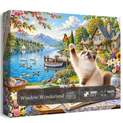 Window Wonderland Jigsaw Puzzle 1000 Piece
