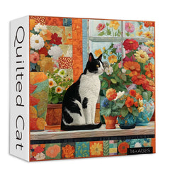 Quilted Cat Jigsaw Puzzle 1000 Pieces