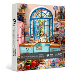 Mediterranean Morning Jigsaw Puzzle 1000 Piece