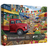 Vibrant Bazaar Jigsaw Puzzle 1000 Pieces