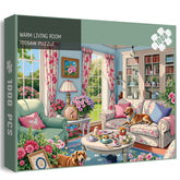 Warm Living Room Puzzle de 1000 pièces