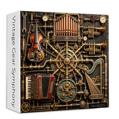 Vintage Gear Symphony Jigsaw Puzzle 1000 Piece